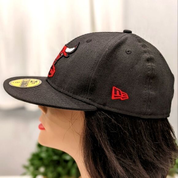 New Era Chicago Bulls "Hardwood Classic Logo" 59Fifty Men's Fitted Hat B… - Picture 2 of 11
